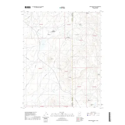2018 Map of Upper Wheatfields, 2018 Print