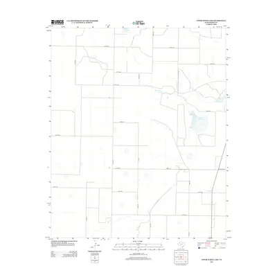 2012 Map of Upper White Lake, 2012 Print