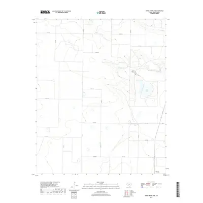 2019 Map of Upper White Lake, 2019 Print