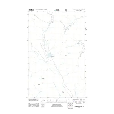 2011 Map of Upper Whitefish Lake, 2011 Print
