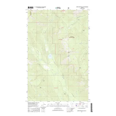 2017 Map of Upper Whitefish Lake, 2017 Print