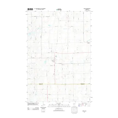 2013 Map of Upsala, 2013 Print