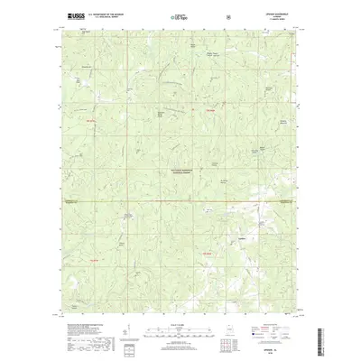 2018 Map of Upshaw, 2018 Print