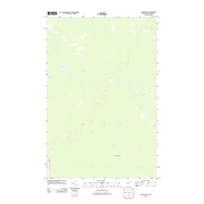 2013 Map of Upstead Lake, 2013 Print