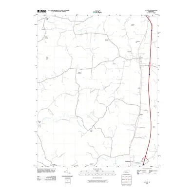 2010 Map of Upton, 2010 Print