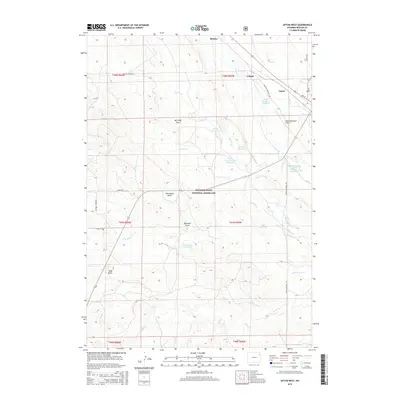 2015 Map of Upton West, 2015 Print