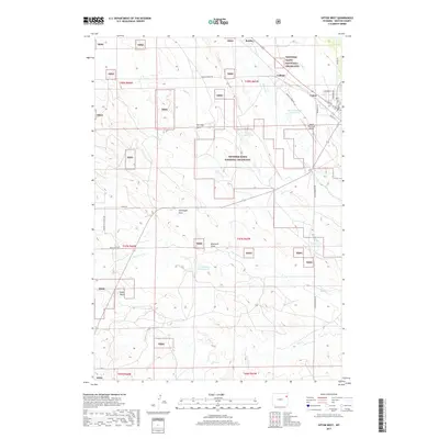 2017 Map of Upton West, 2017 Print