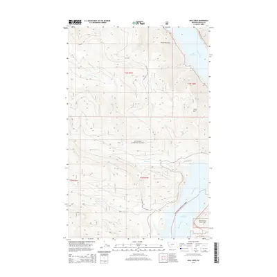2014 Map of Ural Creek, 2014 Print