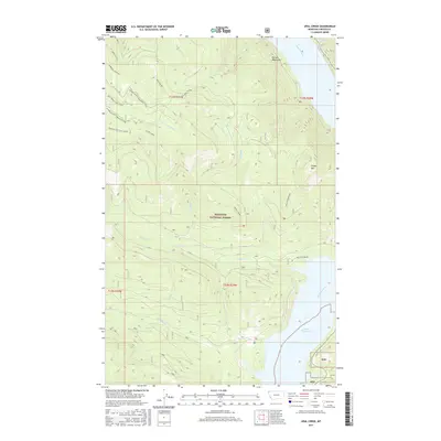 2017 Map of Ural Creek, 2017 Print