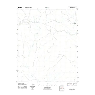 2011 Map of Uranium Spring, 2011 Print
