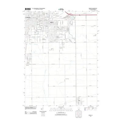 2012 Map of Urbana, 2012 Print