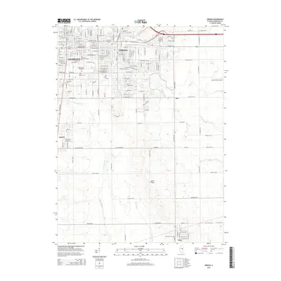 2015 Map of Urbana, 2015 Print