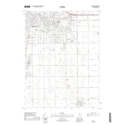 2018 Map of Urbana, 2018 Print