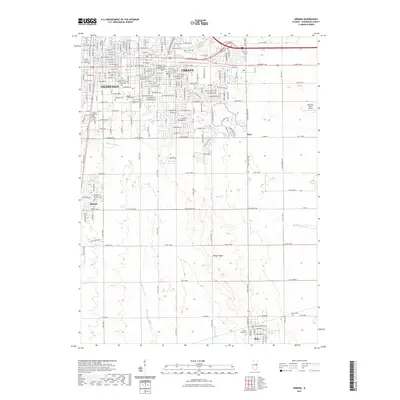2021 Map of Urbana, 2021 Print