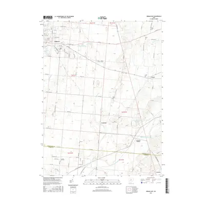 2016 Map of Urbana East, 2016 Print