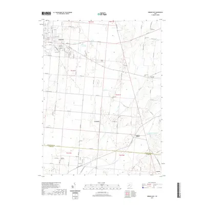 2019 Map of Urbana East, 2019 Print