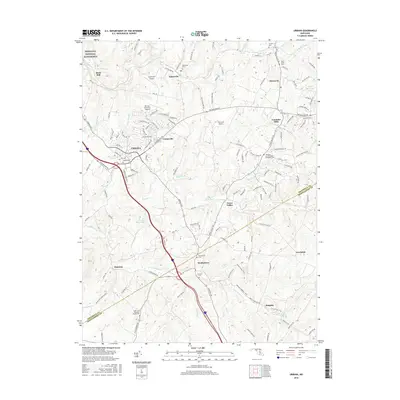 2016 Map of Urbana, 2016 Print