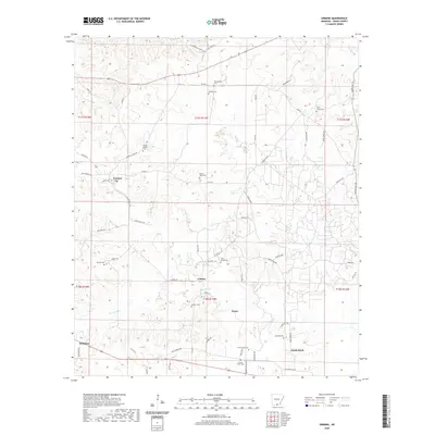 2020 Map of Urbana, 2020 Print