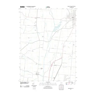 2010 Map of Urbana West, 2010 Print