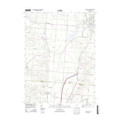 2013 Map of Urbana West, 2013 Print