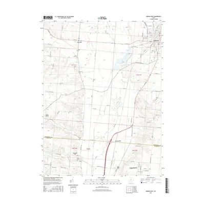 2016 Map of Urbana West, 2016 Print