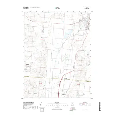 2019 Map of Urbana West, 2019 Print