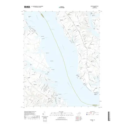 2019 Map of Urbanna, 2019 Print