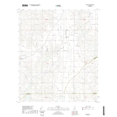 2018 Map of Uriah East, 2018 Print
