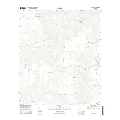 2014 Map of Uriah West, 2014 Print