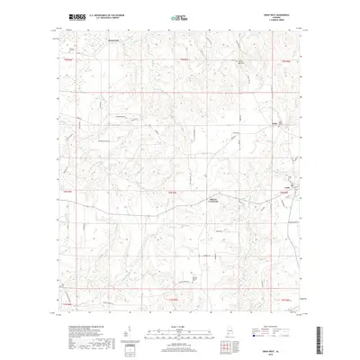 2018 Map of Uriah West, 2018 Print