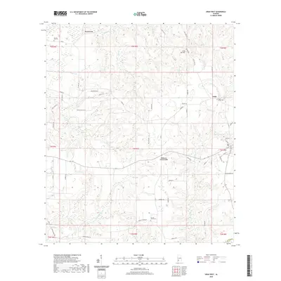 2020 Map of Uriah West, 2020 Print