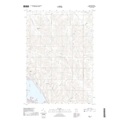 2018 Map of Urne, 2018 Print