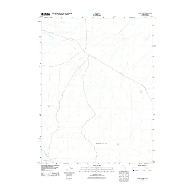 2011 Map of Utah Peak, 2011 Print