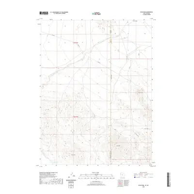 2020 Map of Utah Peak, 2020 Print
