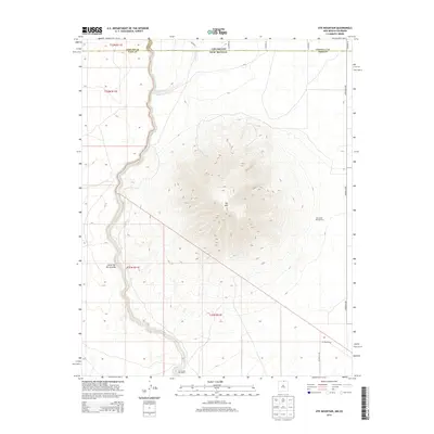 2013 Map of Ute Mountain, 2013 Print