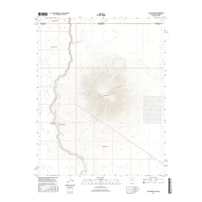 2017 Map of Ute Mountain, 2017 Print