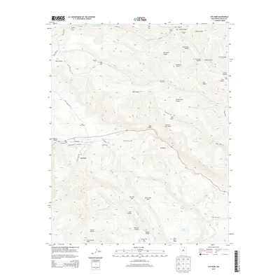 2013 Map of Ute Park, 2013 Print