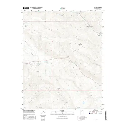 2017 Map of Ute Park, 2017 Print