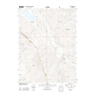 2013 Map of Ute Peak, 2013 Print