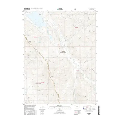 2016 Map of Ute Peak, 2016 Print