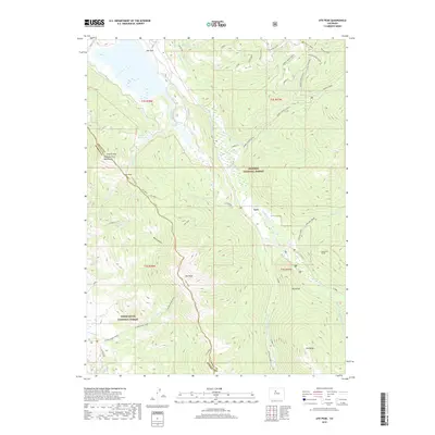 2019 Map of Ute Peak, 2019 Print