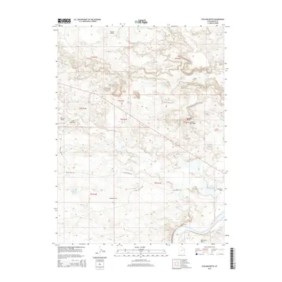 2014 Map of Uteland Butte, 2014 Print