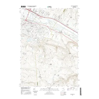 2016 Map of Utica East, 2016 Print