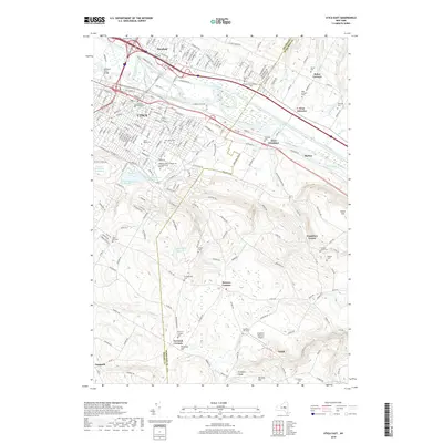 2019 Map of Utica East, 2019 Print