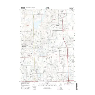2014 Map of Utica, 2014 Print