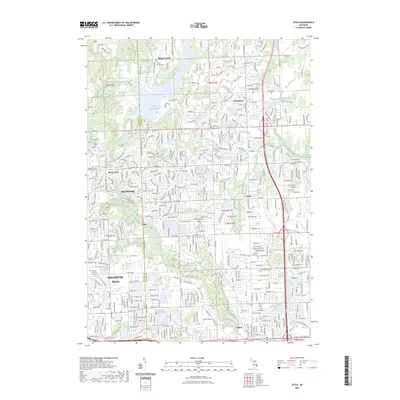 2023 Map of Utica, 2023 Print