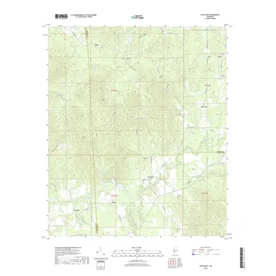 2018 Map of Utica West, 2018 Print