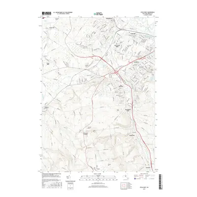 2016 Map of Utica West, 2016 Print