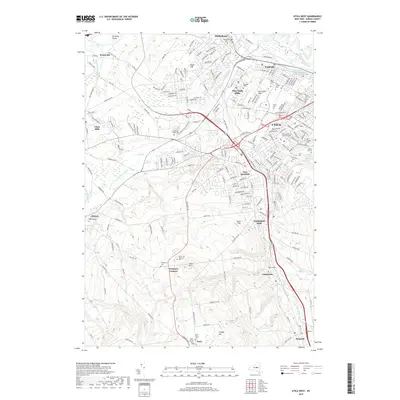 2019 Map of Utica West, 2019 Print