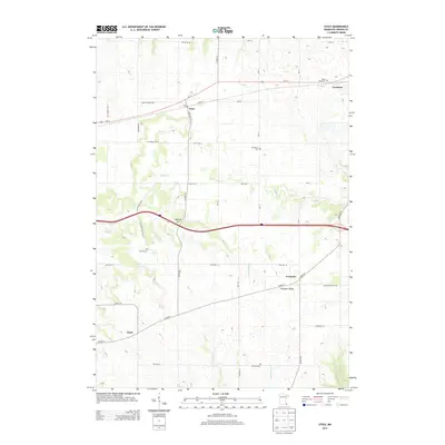 2013 Map of Utica, 2013 Print